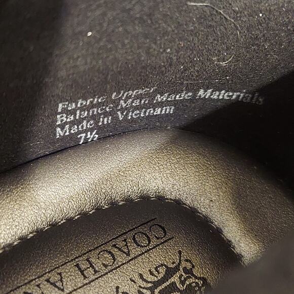 Coach And Four Women's US 7.5 Black Suede Leather Cuffed Ankle Boot Booties - Picture 9 of 9